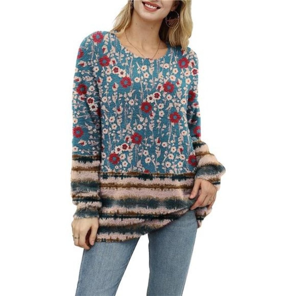 Oversized Pullover Sweaters Women Sweater Graphic Casual Loose Long Sleeve Knit